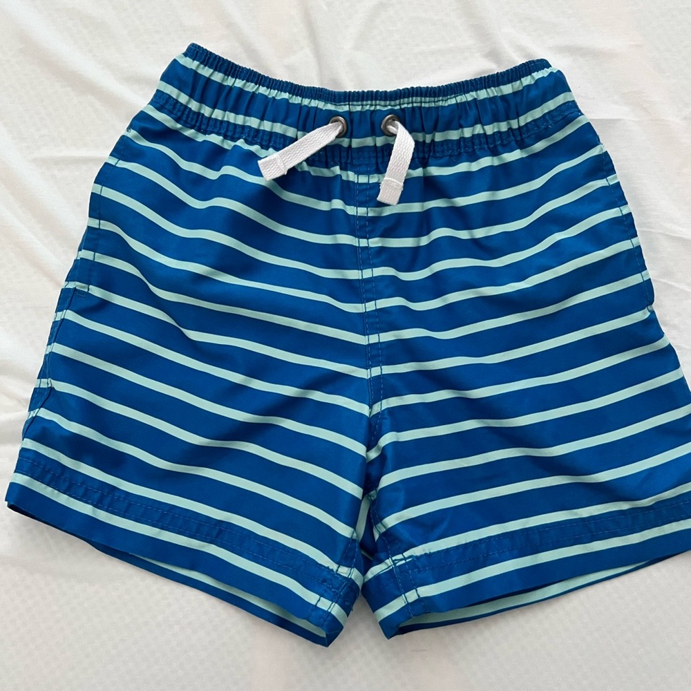 Hanna Andersson Striped Swim Trunks
